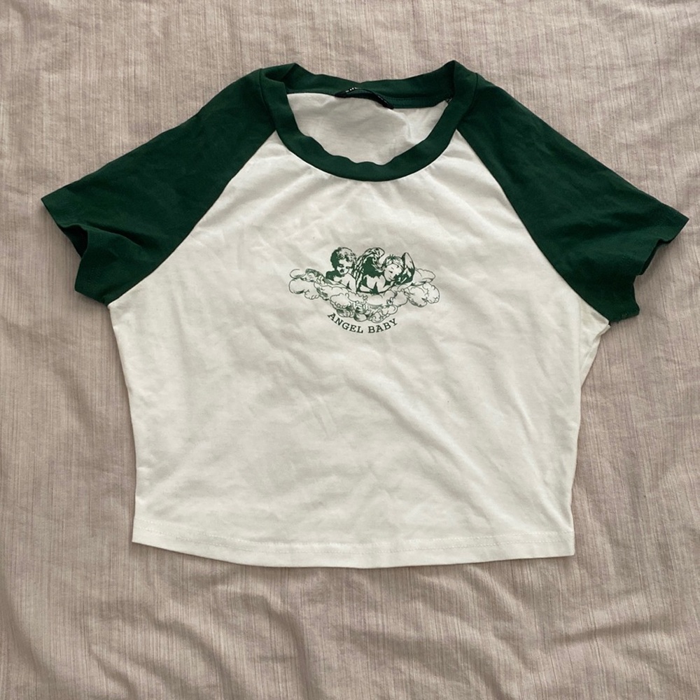 Angel baby crop top